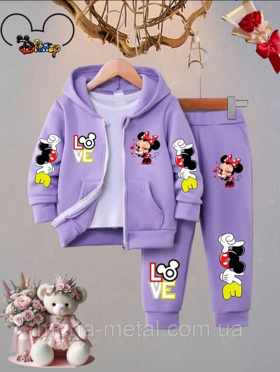 Дитячий костюм двійка на флісі, розмір 100 на 3-4 роки, фото 1