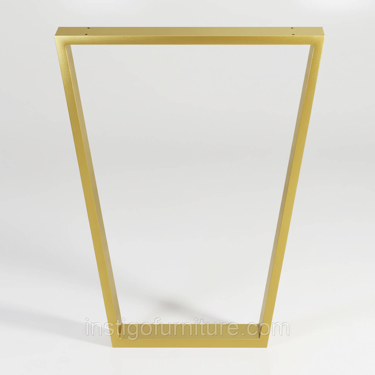 Опора для столу з металу 600×60 мм, H 730 мм 1 шт Золото, фото 1