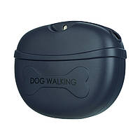Сумочка для ласощів силіконова для собак Dog Walking TREATS BAG Graphite - сіра