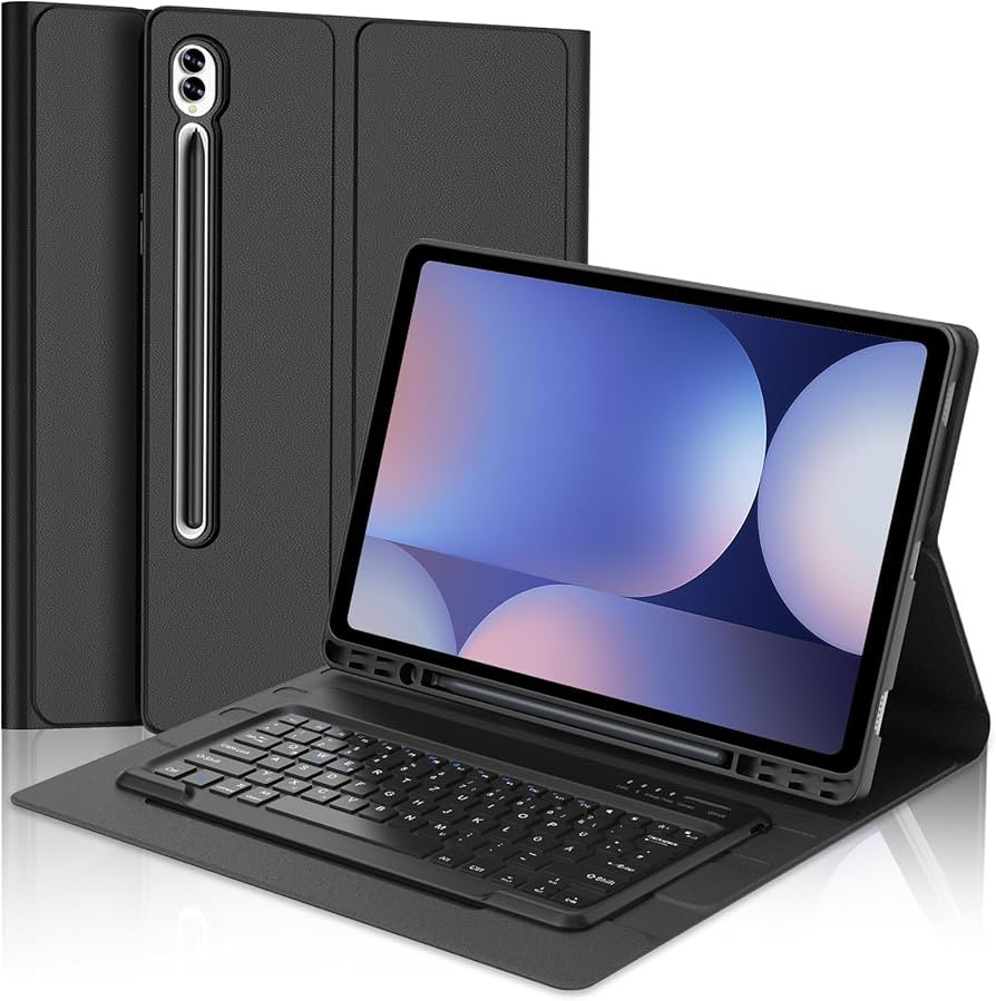 Чохол-клавіатура для Samsung Galaxy Tab S10 Ultra / S9 Ultra 14.6 FOGARI, Bluetooth, QWERTZ, магнітний, фото 1