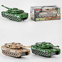 Іграшка машинка на батарейках Танк з світловими і звуковими ефектами арт HC019