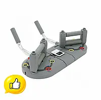 Дошка для віджимань тренажер для фітнесу і домашніх тренувань для чоловіків і жінок компактний тренажер BUV