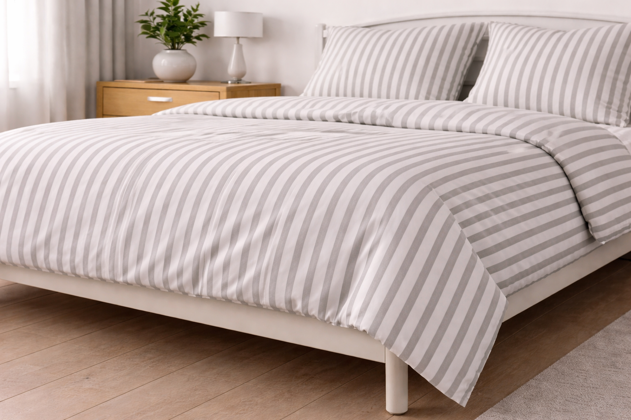 Підковдра (Бязь) "Полоски Б" двоспальна | 180х220 см, фото 1