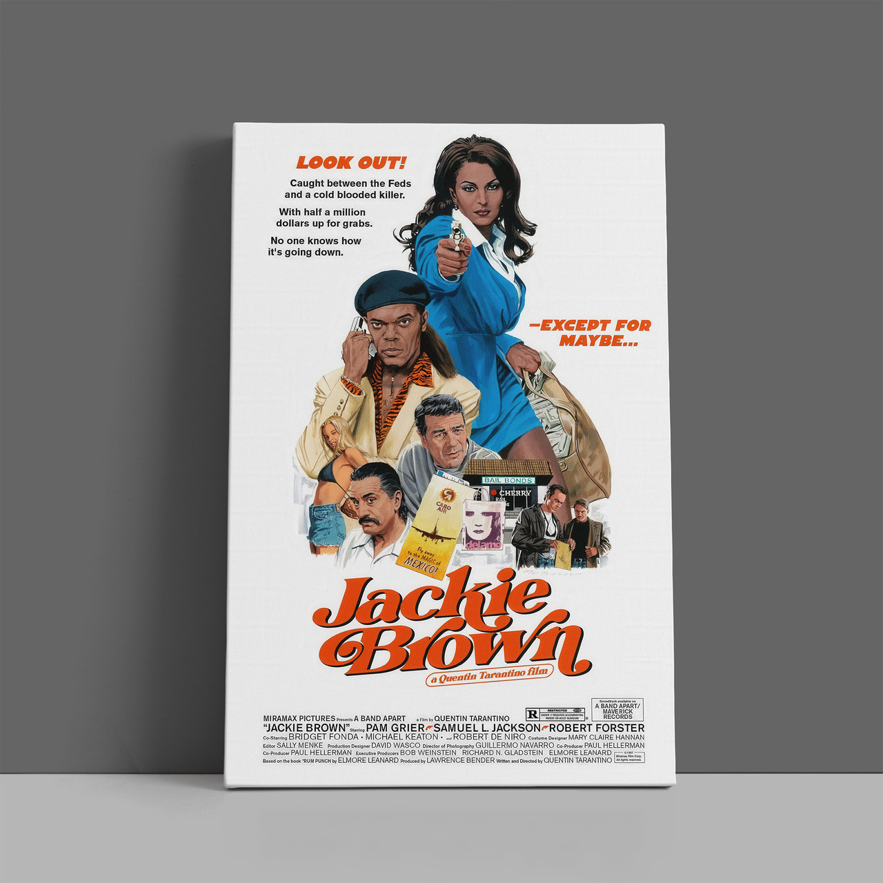Картина на полотні "Джекі Браун, Jackie Brown (1997)", 60×40см