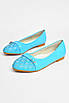 Балетки для дівчинки блакитного кольору 209378T Безкоштовна доставка, фото 2