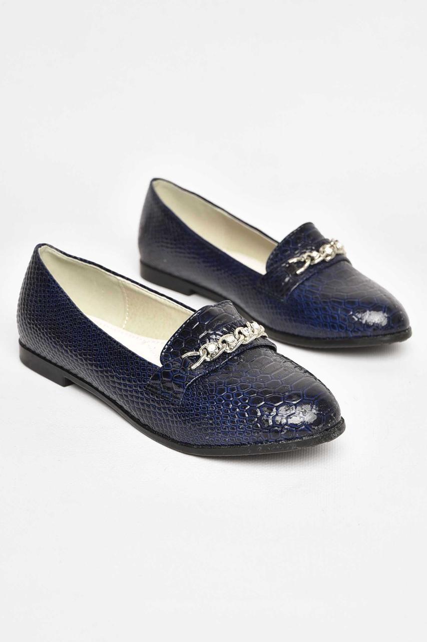 Балетки для дівчинки темно-синього кольору 209412T Безкоштовна доставка, фото 1