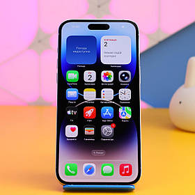 Смартфон Apple iPhone 14 Pro Max 256GB Silver (MQ9V3) Б/У Экран: Идеальное состояние, без засветов и выгоревших пикселей 
Корпус: