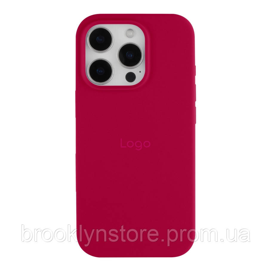 Чохол Silicone Case Full Size (AA) для iPhone 16 Pro Колір 37.Rose Red brooklyn - фото 1 - id-p2530915169