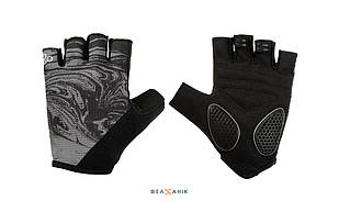 Рукавиці ONRIDE Catch 20 Focus короткі пальці сіро-чорні [L]