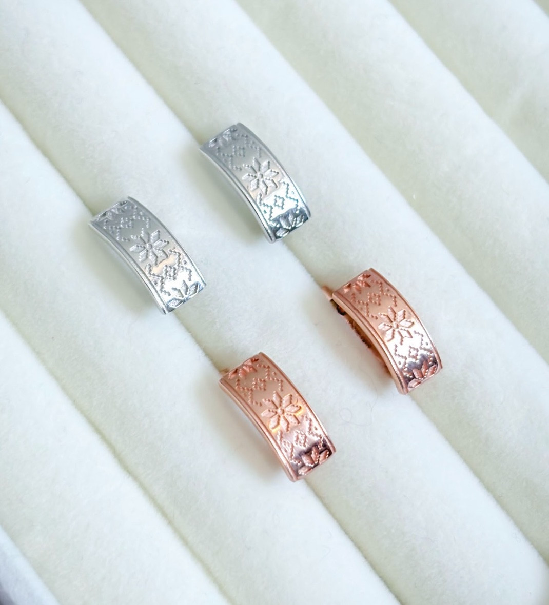 Срібні сережки Орнамент, фото 1