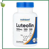 Лютеолін, 100 мг, 120 капсул, Nutricost, США