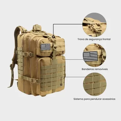 Тактичний рюкзак OPERATOR 50L Field Mission — польовий, витривалий, професійний, фото 1