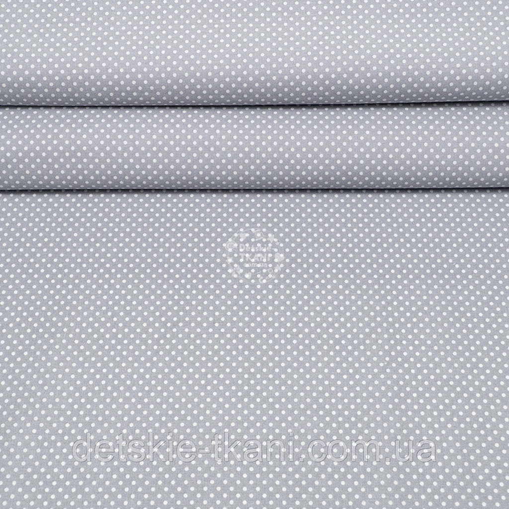 Ранфорс шириною 240 см "Пшоно на сірому тлі", №5878, фото 1