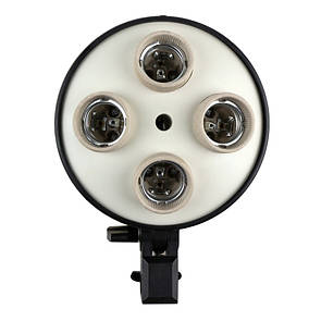 Тримач SHL-006 4-х ламп з патронами E27 та отвором для парасольки