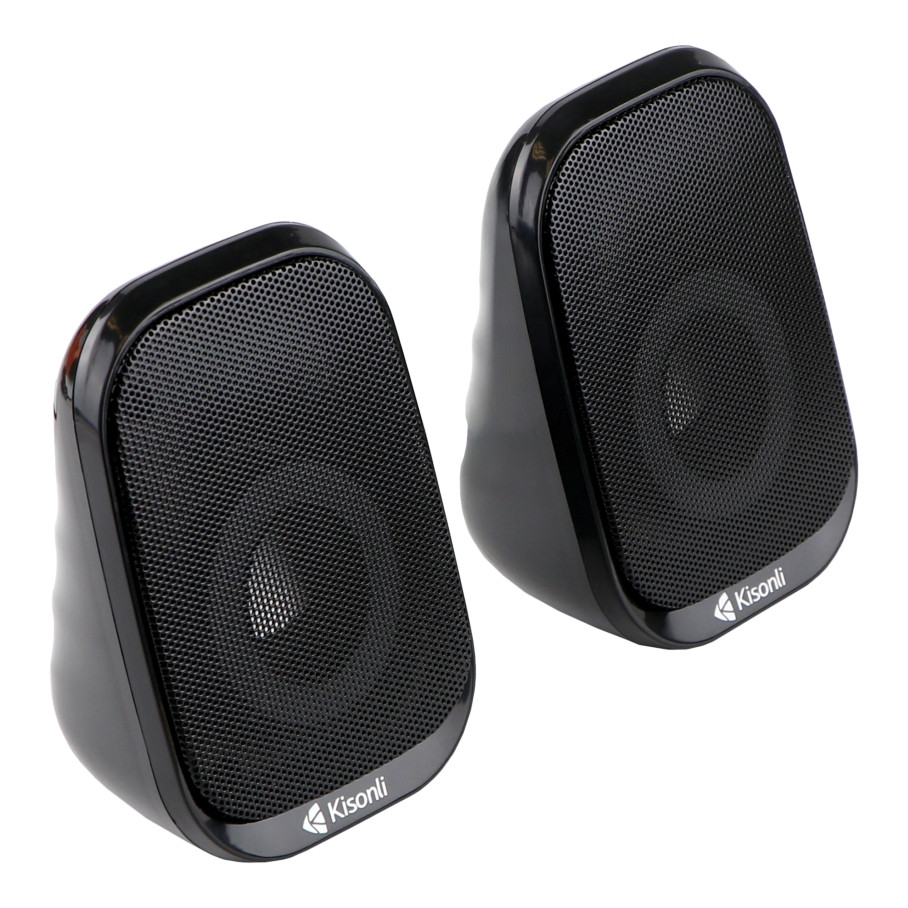 Комп'ютерні колонки Kisonli X7 RGB colorful light, фото 1