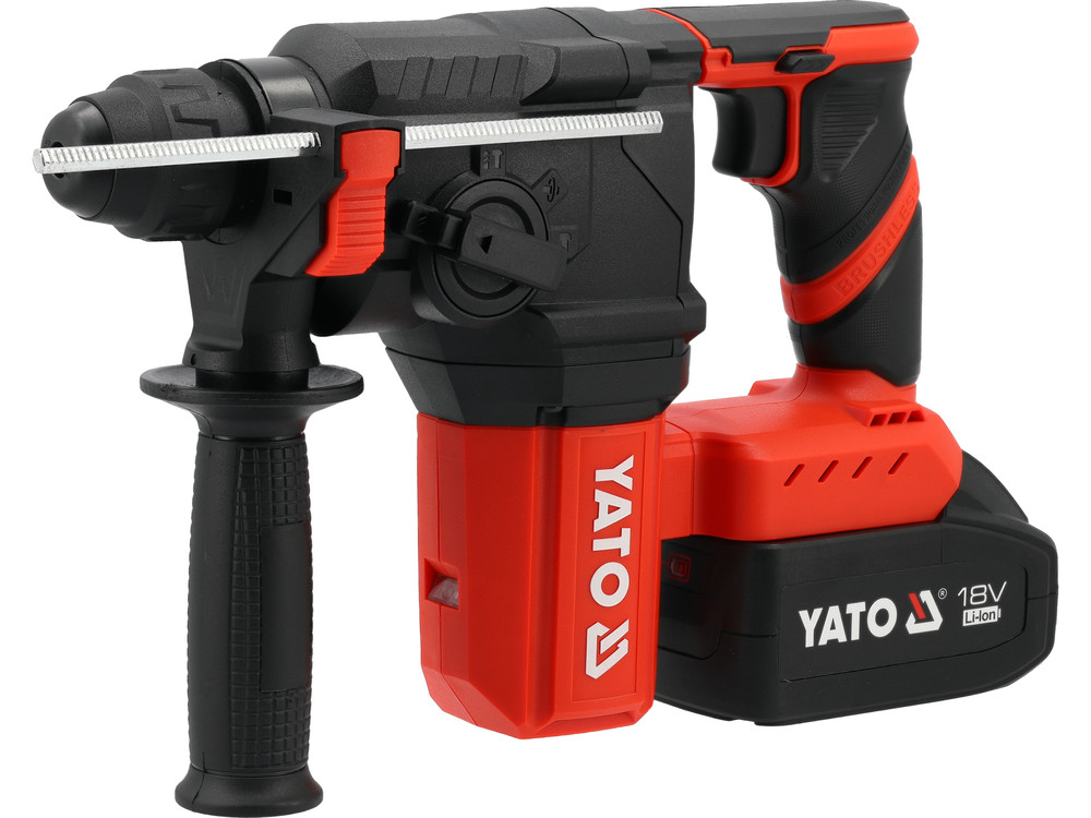 Перфоратор акумуляторний SDS+ YATO Li-Ion 18 В 2х4Аг YT-827722