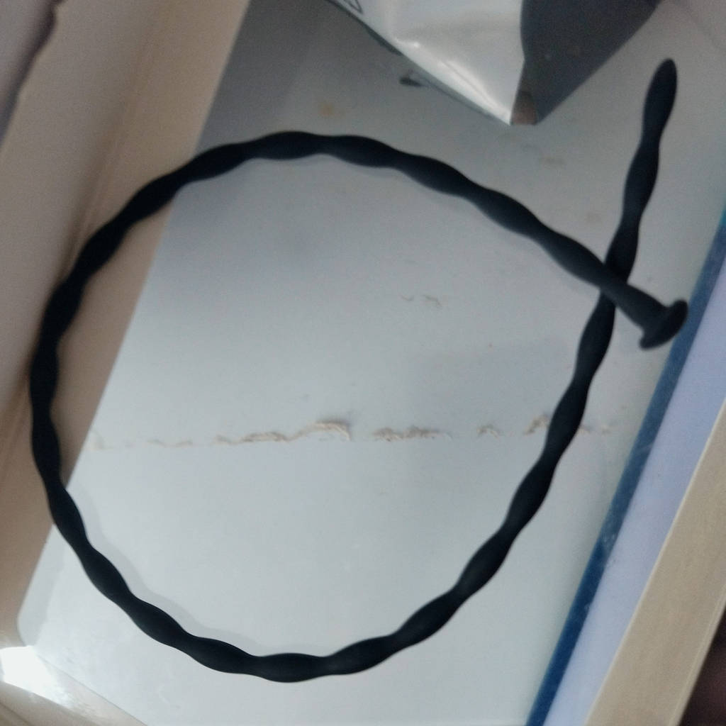 Силіконовий стимулятор уретри чорний 3 мм,6 мм - фото покупателей 1