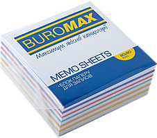 Блок паперу для записів (80х80х30мм, не склеєний) Buromax Зебра BM.2253