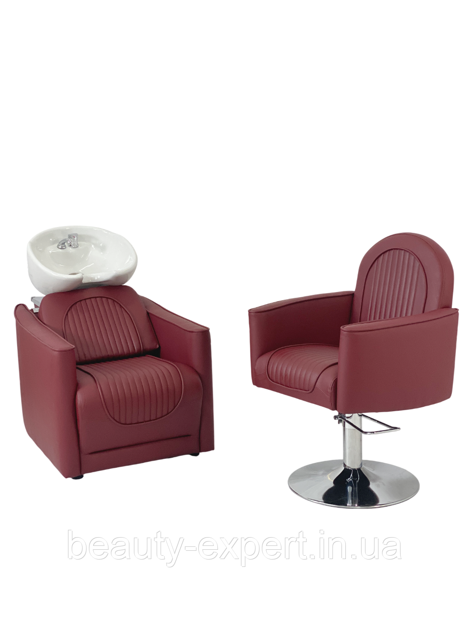 Комплект меблів 2в1 VINCENT Fly2223 для перукарень салонів краси: мийка для голови + крісло перукарське, фото 1