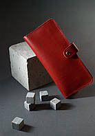 Шкіряне портмоне Classic червоне