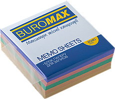 Блок паперу для записів (80х80х30мм, склеєний) Buromax Декор BM.2272