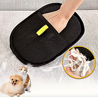 Електростатична рукавичка для чищення шерсті з меблів та одягу, Середній розмір 21×16,5 см