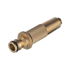 Насадка латунна для поливу 1/2", плавне регулювання потоку води, STORM INTERTOOL GE-1421