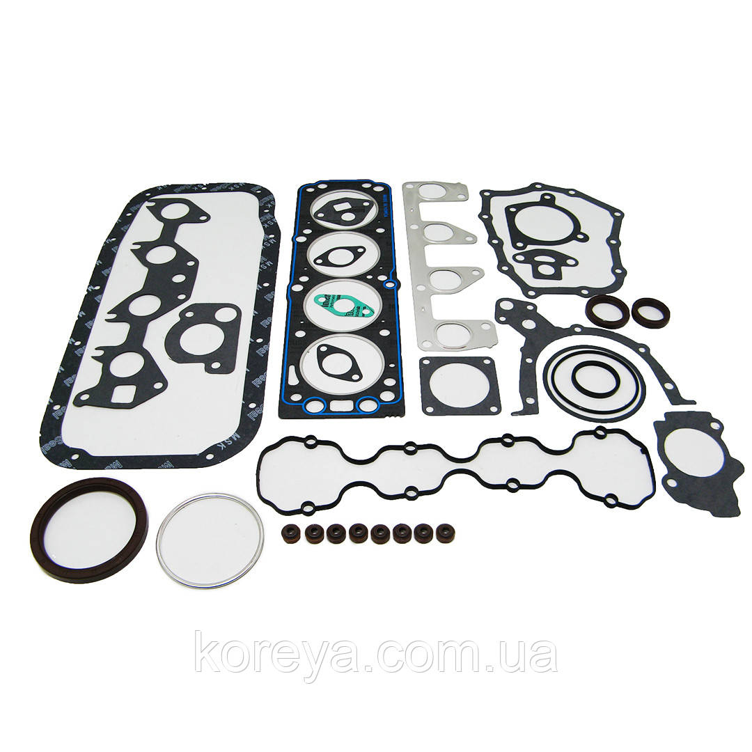 Комплект прокладок двигуна Авео 1.5 Корея (повний) старого зразку 93740204, фото 1