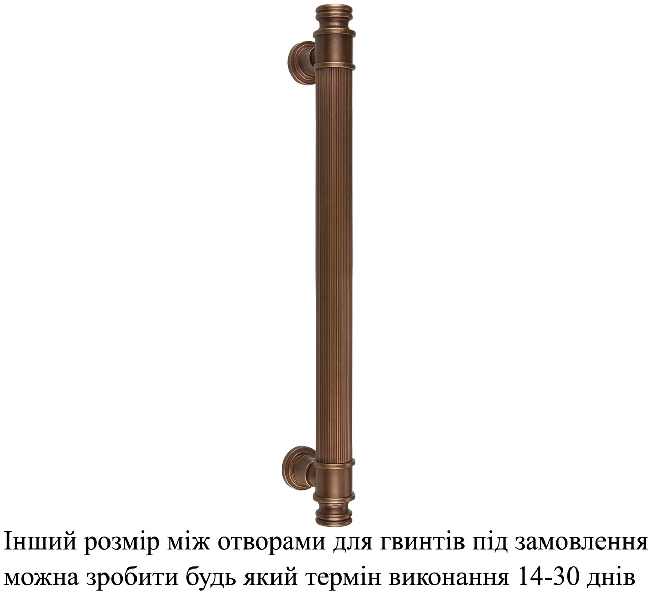 Ручки дверні скоби UNO BAROCCO MONICA 823 Бронза ДІАМЕТР РУЧКИ 3 СМ.