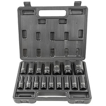 Набір головок ударних глибоких 16 пр. 1/2" (10-32 мм) Forsage F-4169-5MPB (код: 54603)