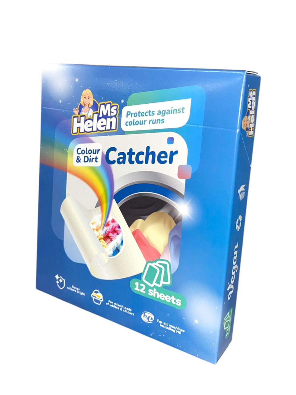 Серветки-пастки для кольору та бруду Ms.Helen 12 шт, фото 1