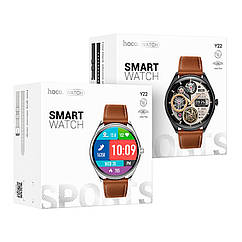 Смарт-годинник Hoco Y22 AMOLED Smart sports watch (call version) М'яте паковання Сріблястий