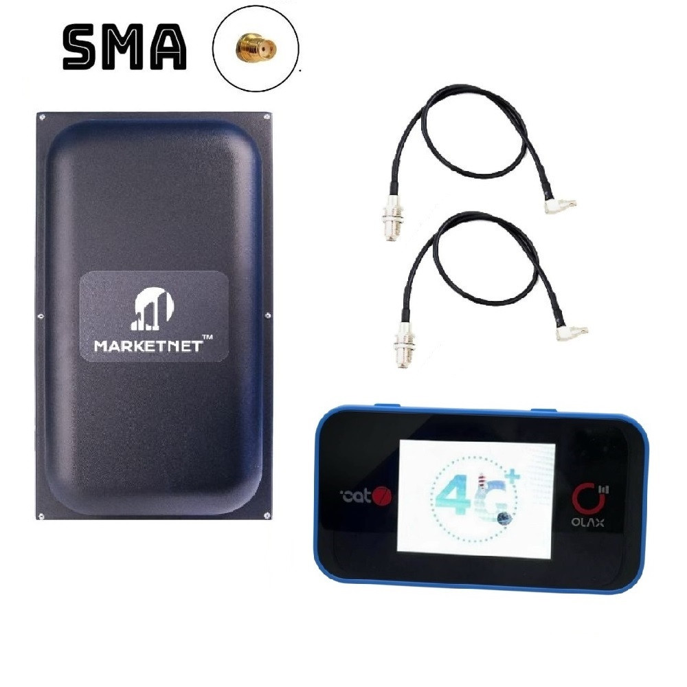 Комплект 4G роутер Olax MiFi MT60 + 4G антена Maxi MIMO SMA