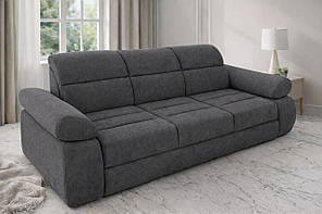 Прямий диван Кінг із регульованими боковичками. Габаритний розмір: 260*100 см. Спальне місце: 195*140 см