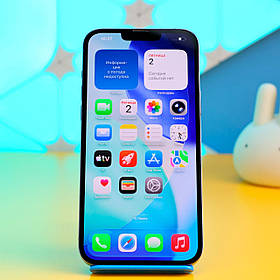 Смартфон Apple iPhone 13 Pro Max 256GB Sierra Blue (MLLE3) Б/У Экран: Отличное состояние , одна неглубокая царапина , без засветов