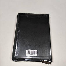 Укр. Біблія Сучасний переклад Турконяк Друге видання середнього формату (чорна, глянець, шкірзам, індекси, блискавка, 15х21), фото 4