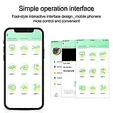 Анальна смарт пробка силіконова Smart Rose з 9 режимами 3,3 см Чорний, фото 3