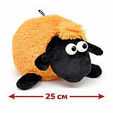 М'яка іграшка баранчик для дітей Баранчик Іванчик рудий 25x20 см плюшева іграшка Dreamtoys, фото 2