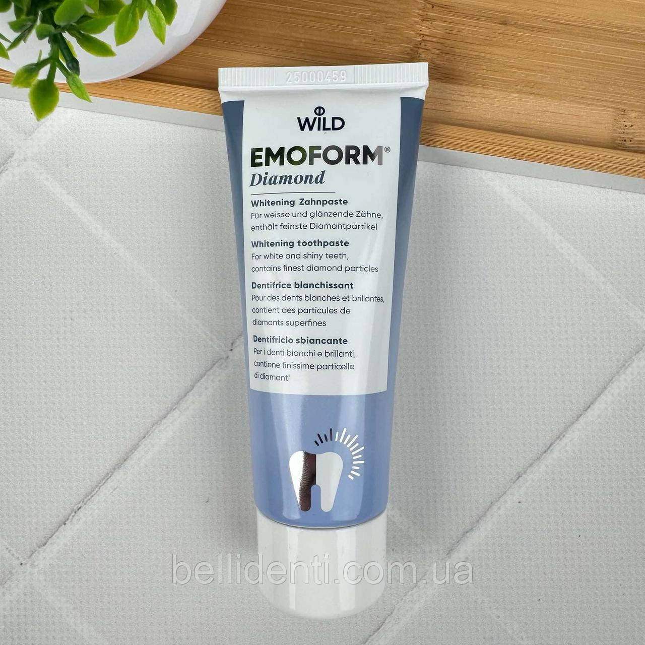 Зубна паста Wild EMOFORM DIAMOND Діамант захист від карієсу 75 мл