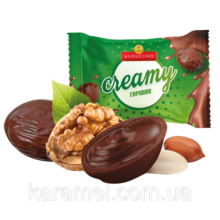 Цукерка кремова "Горішок" Avgustino, 100 г., фото 1