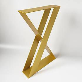 Опора для столу з металу 500×108 мм, H 730 мм 1 шт Золото