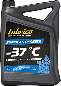 Антифриз LUBRICO SUPER ANTIFREEZE  BLUE - 37  4л  VW TL-774C (G11) MAN 324