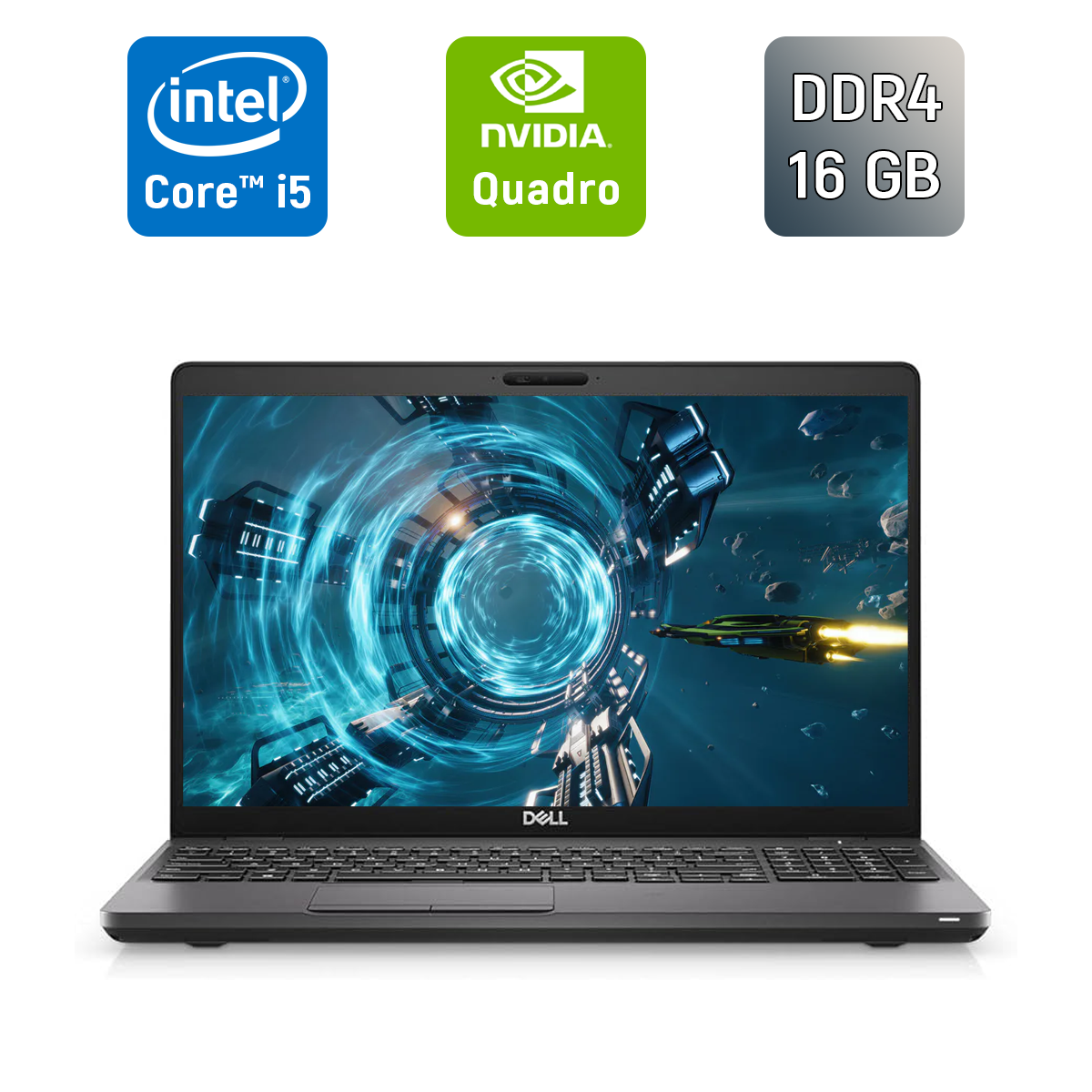 Ноутбук ноутбук Б-клас Dell Precision 3541/ 15.6" 1920x1080/ i5-9400H/ 16GB RAM/ 512GB SSD/ Quadro P620 4GB