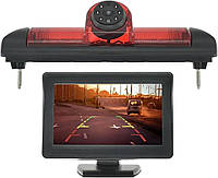 Камера заднього виду з третім стоп-сигналом  4,3-дюймовий монітор, сумісний з FIAT Ducato CITROEN Jumper PEUGEOT Boxer 2006-2015