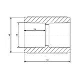 Муфта PPR Blue Ocean 40, фото 2