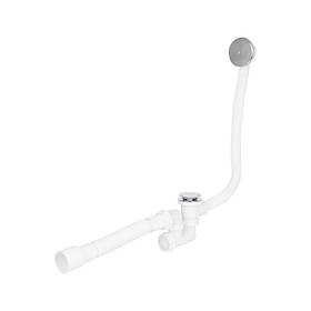 Сифон для ванни Lidz (WHI) 60 03 V002 02 з ревізією (вихід 50 мм)