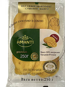 Манго сушене Amanti Premium 250 г без цукру