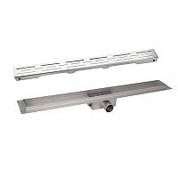 Комплект Qtap Taurus FD700 (NKS) Лінійний трап із нержавіючої сталі із сухим затвором 700 мм