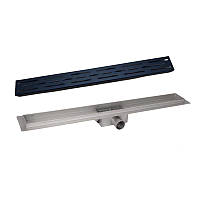 Комплект Qtap Taurus FD700 (BLA) Лінійний трап із нержавіючої сталі із сухим затвором 700 мм