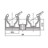 Кріплення PPR Thermo Alliance 25 подвійне, фото 2